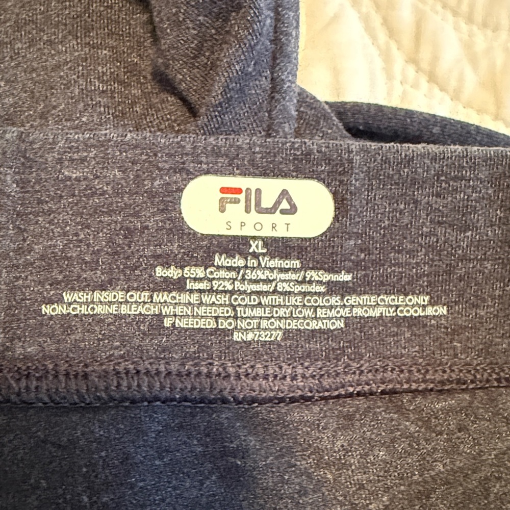 Fila Women's Dark Gray Track Pants - Picture 4 of 5